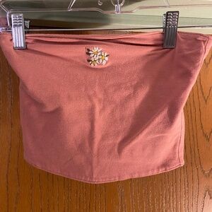 Pink tube top